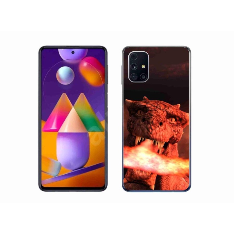 Gelový kryt mmCase na mobil Samsung Galaxy M31s - drak