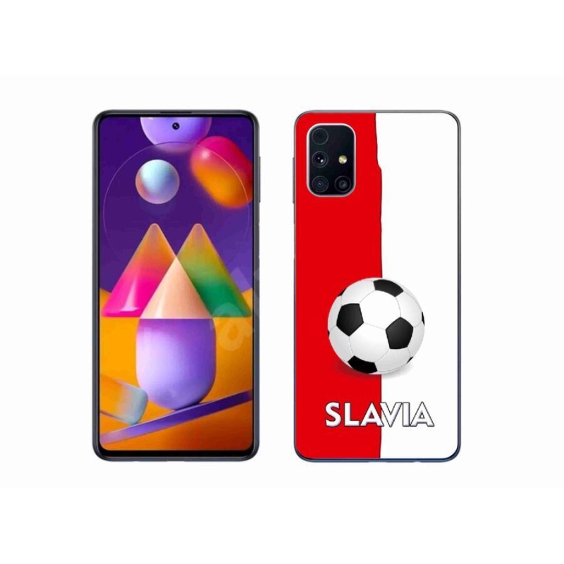 Gelový kryt mmCase na mobil Samsung Galaxy M31s - fotbal 2