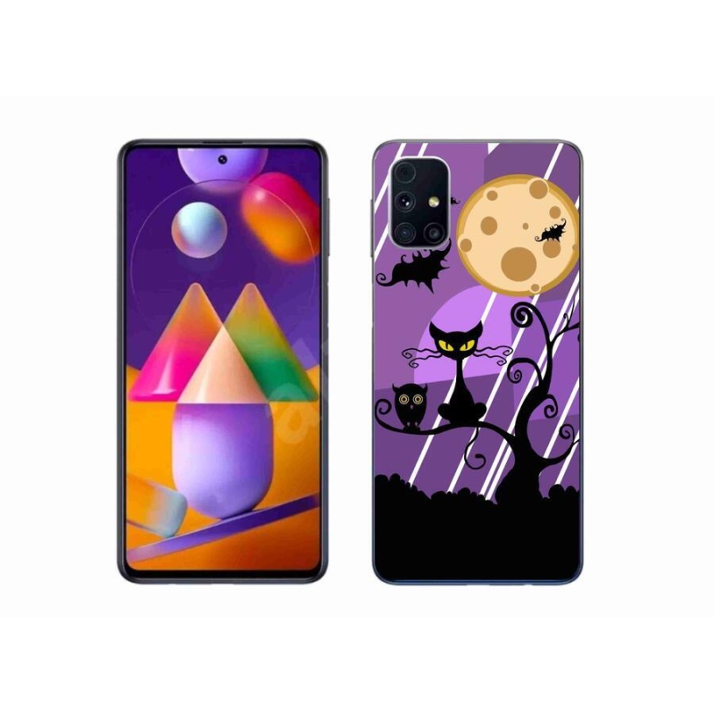 Gelový kryt mmCase na mobil Samsung Galaxy M31s - halloween