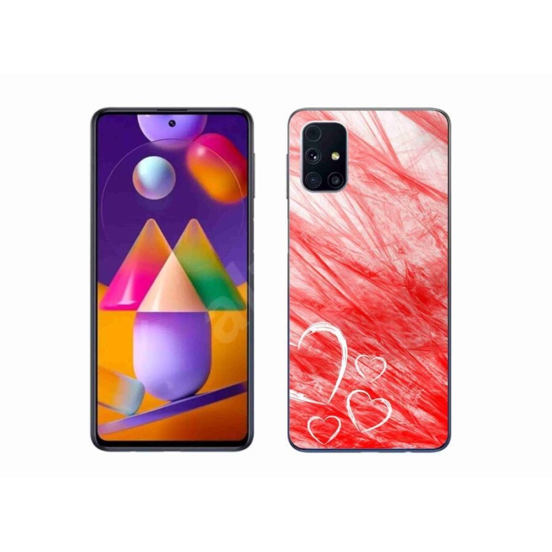 Gelový kryt mmCase na mobil Samsung Galaxy M31s - heart