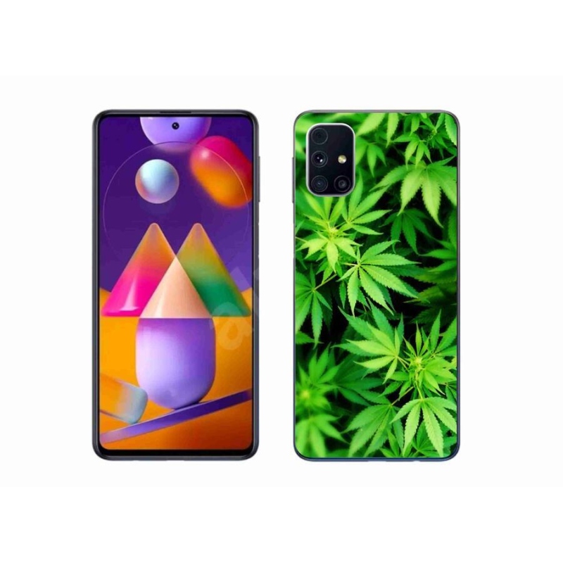 Gelový kryt mmCase na mobil Samsung Galaxy M31S - konopí 3