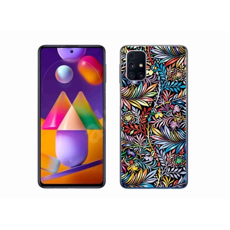 Gelový kryt mmCase na mobil Samsung Galaxy M31s - květiny 5