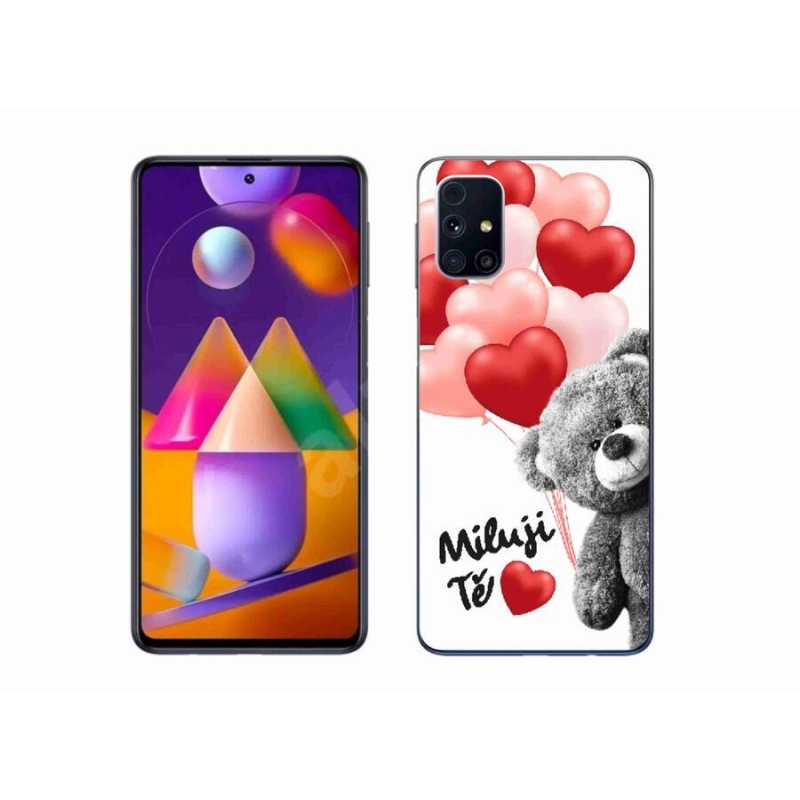 Gelový kryt mmCase na mobil Samsung Galaxy M31s - miluji Tě