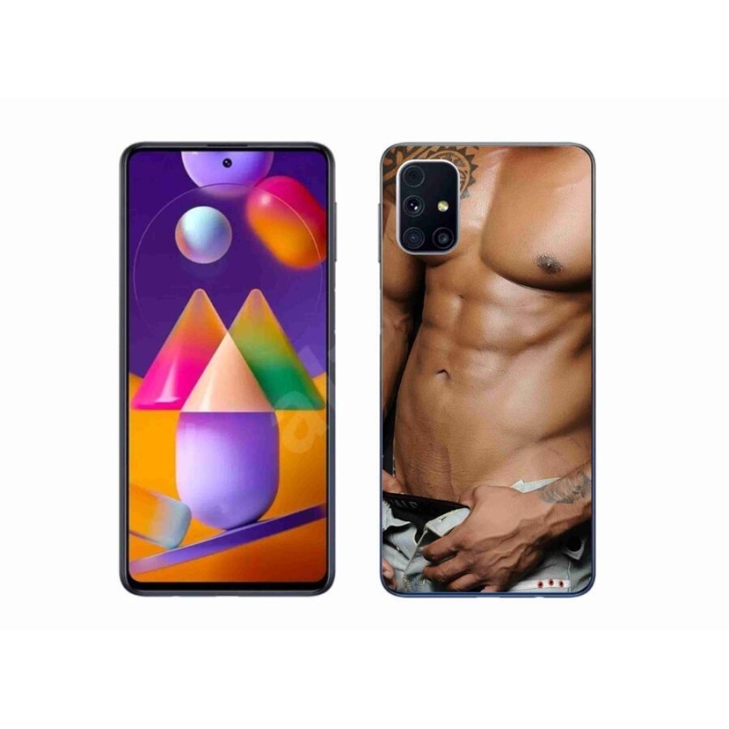 Gelový kryt mmCase na mobil Samsung Galaxy M31s - sexy muž
