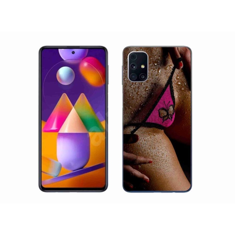 Gelový kryt mmCase na mobil Samsung Galaxy M31s - sexy žena