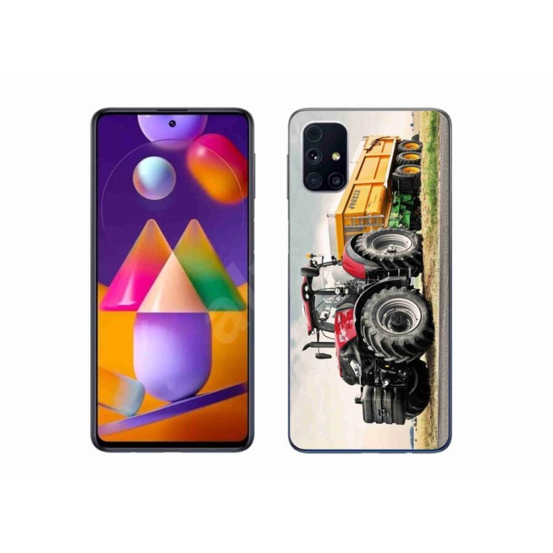 Gelový kryt mmCase na mobil Samsung Galaxy M31S - traktor 3