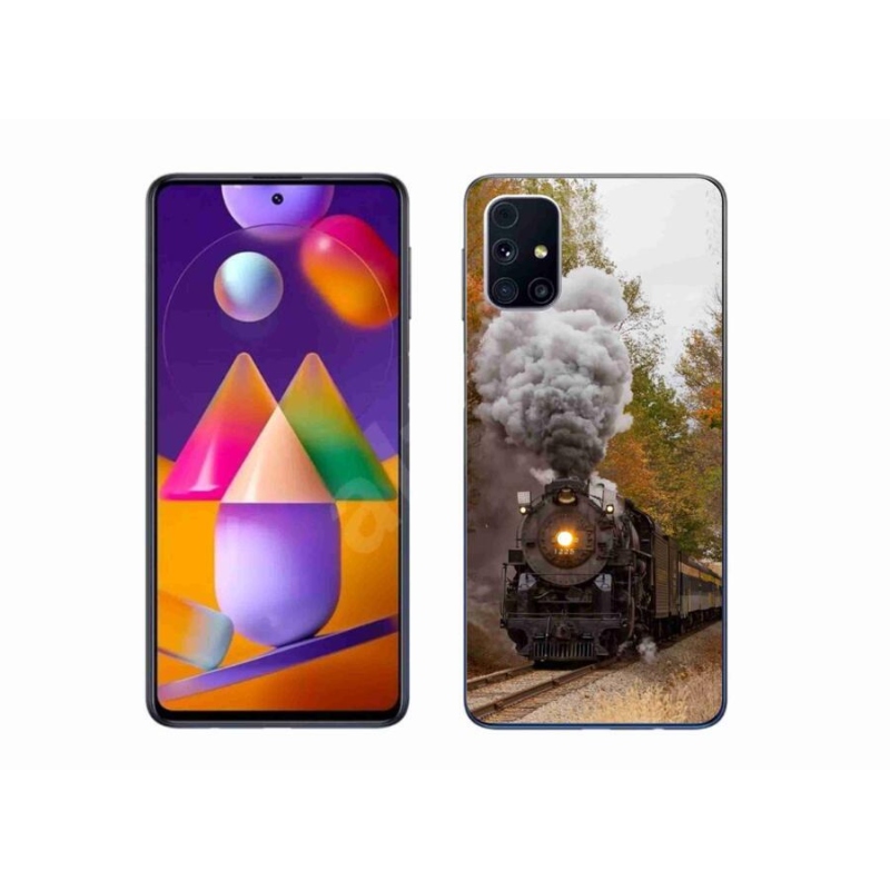 Gelový kryt mmCase na mobil Samsung Galaxy M31S - vlak 1