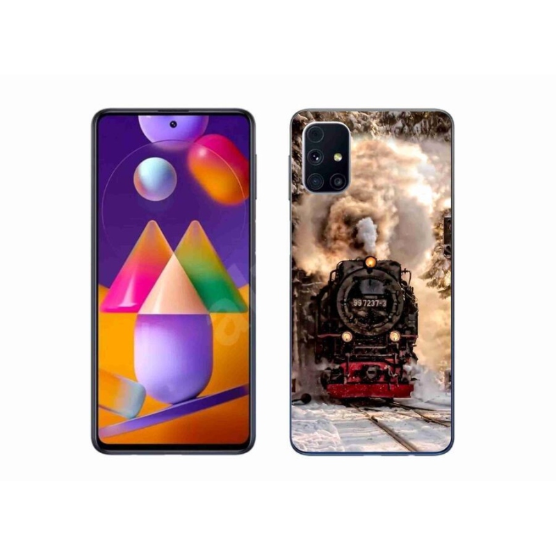 Gelový kryt mmCase na mobil Samsung Galaxy M31S - vlak