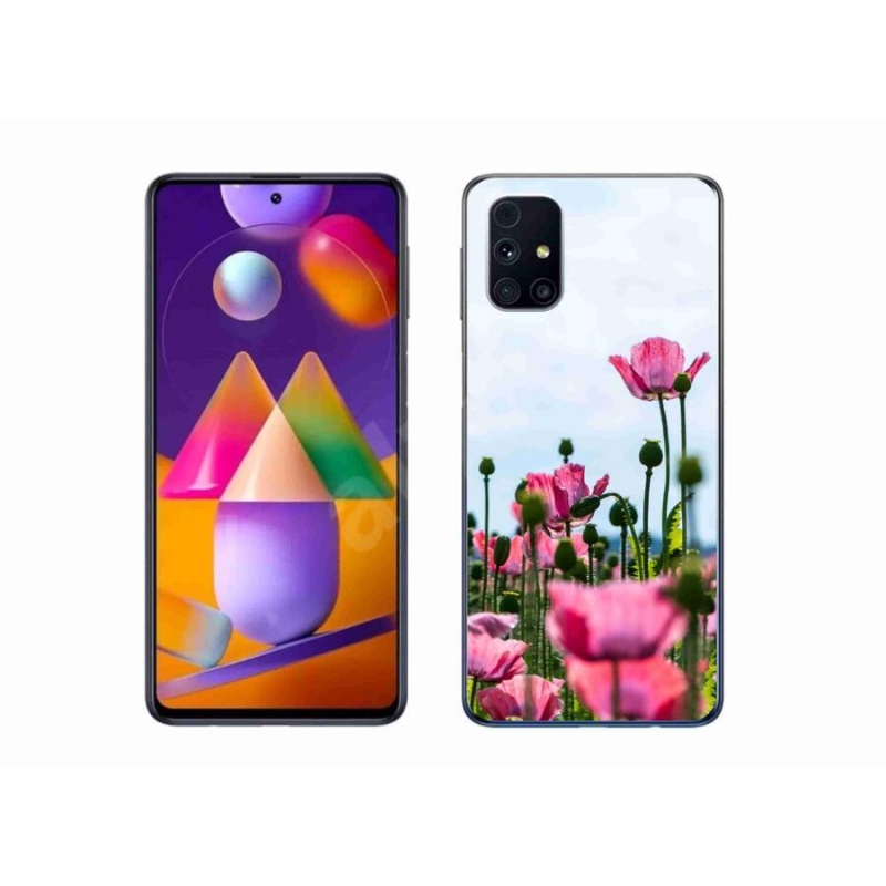 Gelový kryt mmCase na mobil Samsung Galaxy M31s - vlčí mák