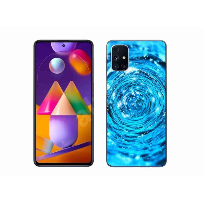 Gelový kryt mmCase na mobil Samsung Galaxy M31s - vodní vír