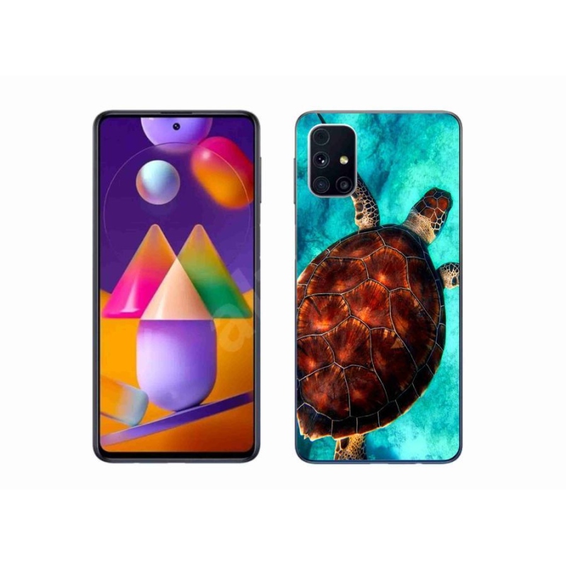Gelový kryt mmCase na mobil Samsung Galaxy M31s - želva