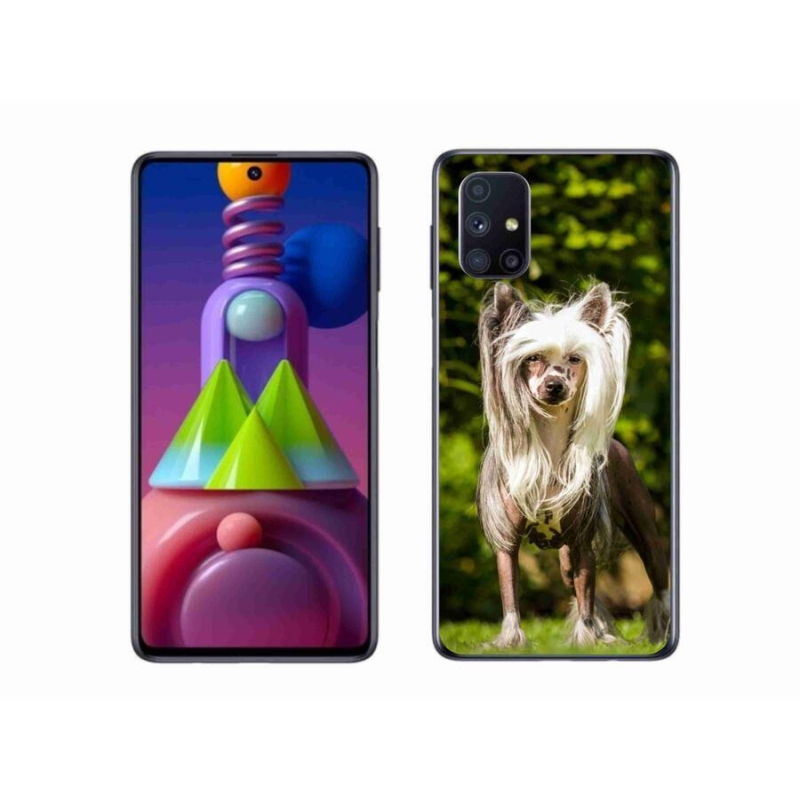 Gelový kryt mmCase na mobil Samsung Galaxy M51 - čínský chocholatý pes