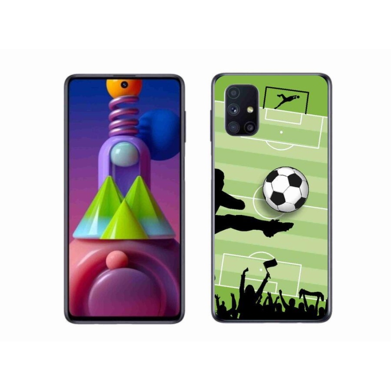 Gelový kryt mmCase na mobil Samsung Galaxy M51 - fotbal 3