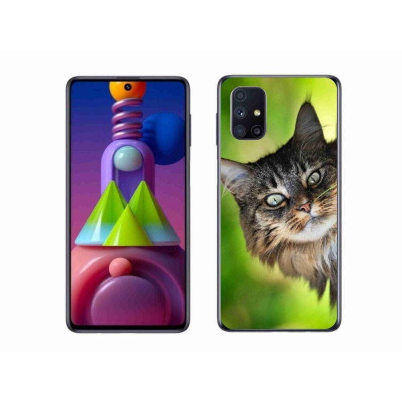 Gelový kryt mmCase na mobil Samsung Galaxy M51 - kočka 3