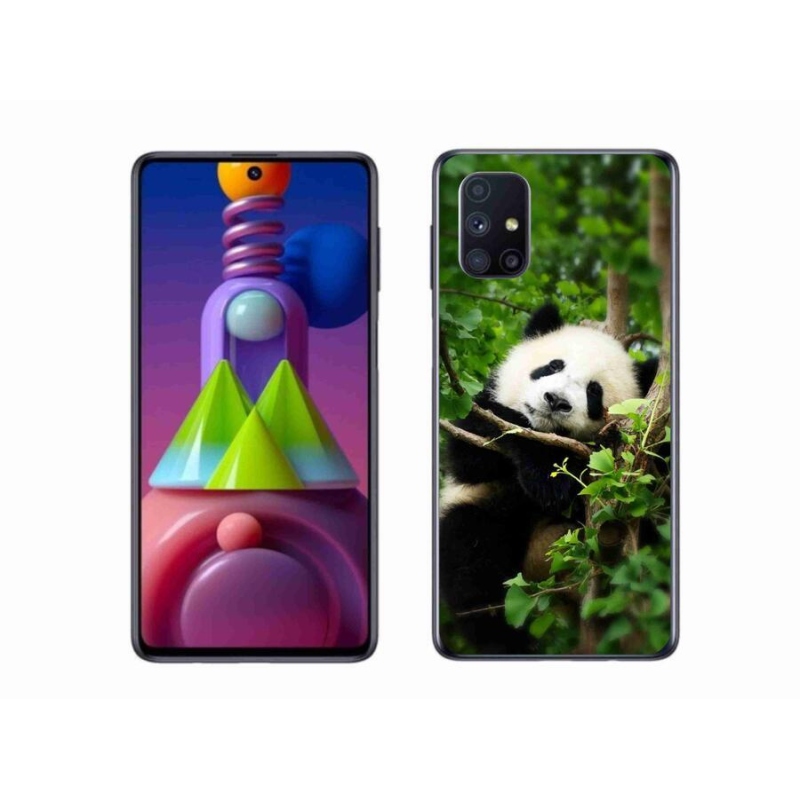 Gelový kryt mmCase na mobil Samsung Galaxy M51 - panda