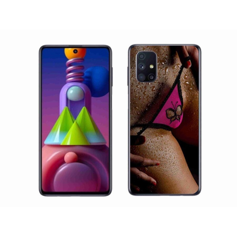 Gelový kryt mmCase na mobil Samsung Galaxy M51 - sexy žena