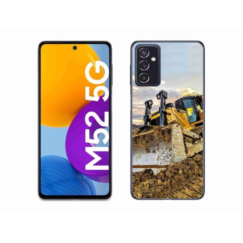 Gelový kryt mmCase na mobil Samsung Galaxy M52 5G - bagr