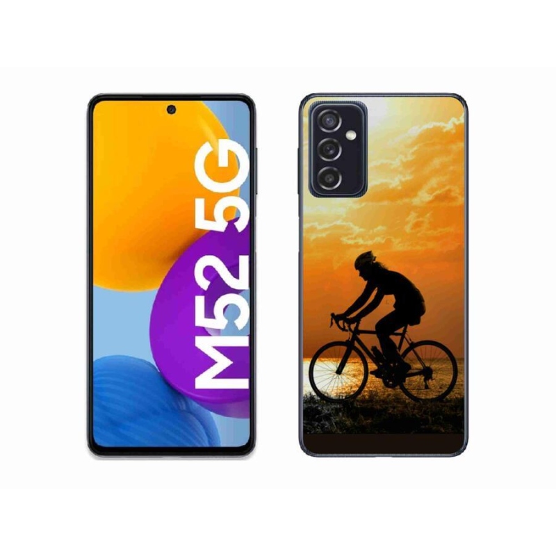 Gelový kryt mmCase na mobil Samsung Galaxy M52 5G - cyklovýlet
