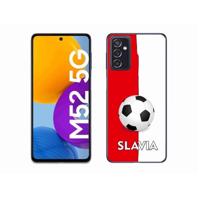 Gelový kryt mmCase na mobil Samsung Galaxy M52 5G - fotbal 2