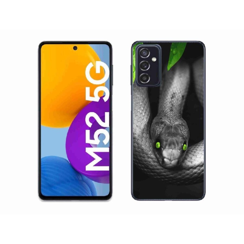 Gelový kryt mmCase na mobil Samsung Galaxy M52 5G - had