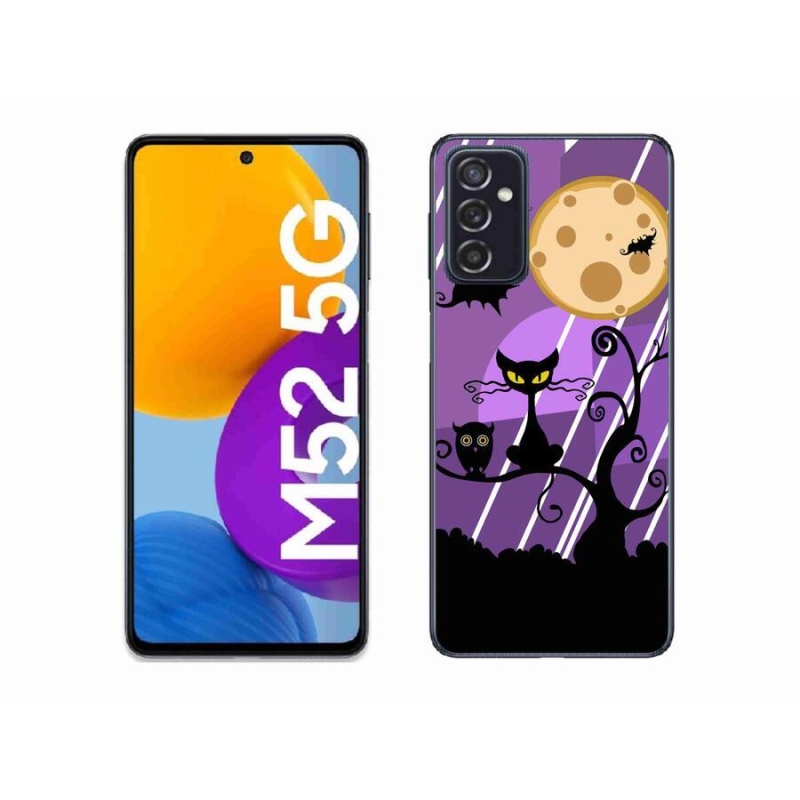 Gelový kryt mmCase na mobil Samsung Galaxy M52 5G - halloween