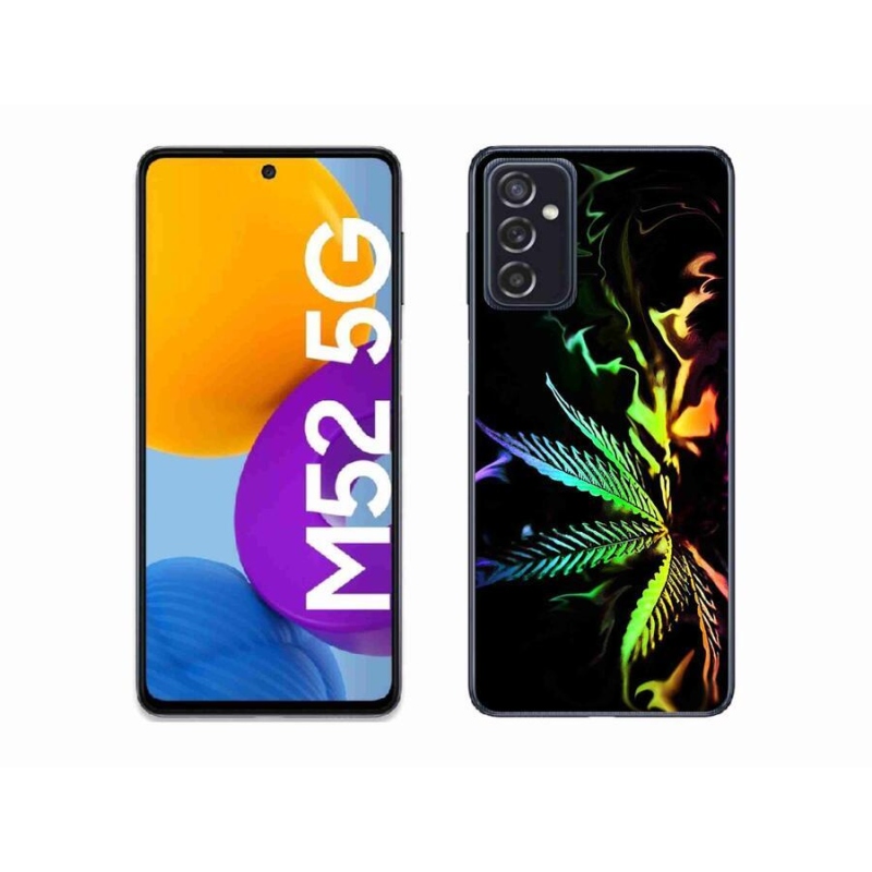Gelový kryt mmCase na mobil Samsung Galaxy M52 5G - konopí 2