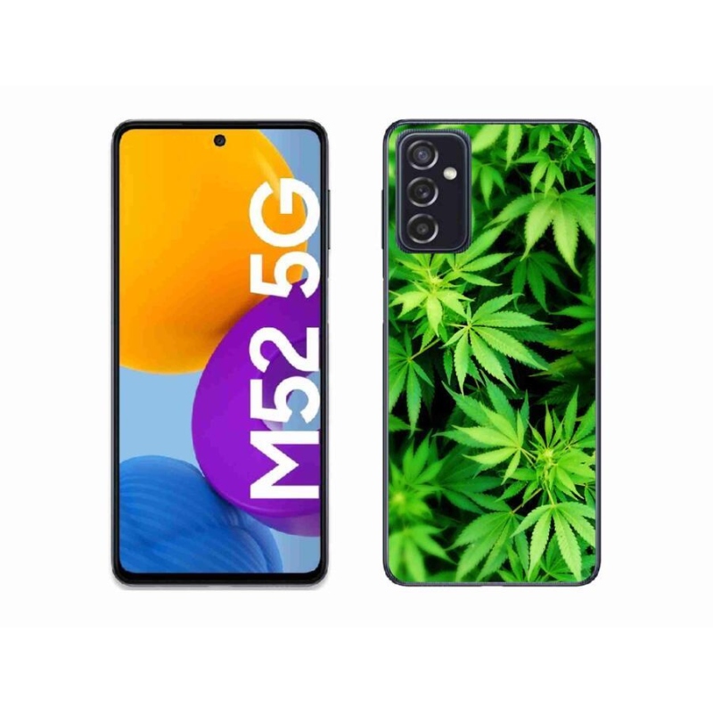 Gelový kryt mmCase na mobil Samsung Galaxy M52 5G - konopí 3