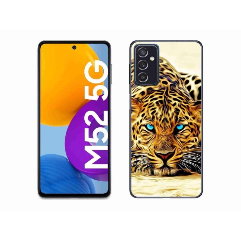 Gelový kryt mmCase na mobil Samsung Galaxy M52 5G - kreslený tygr