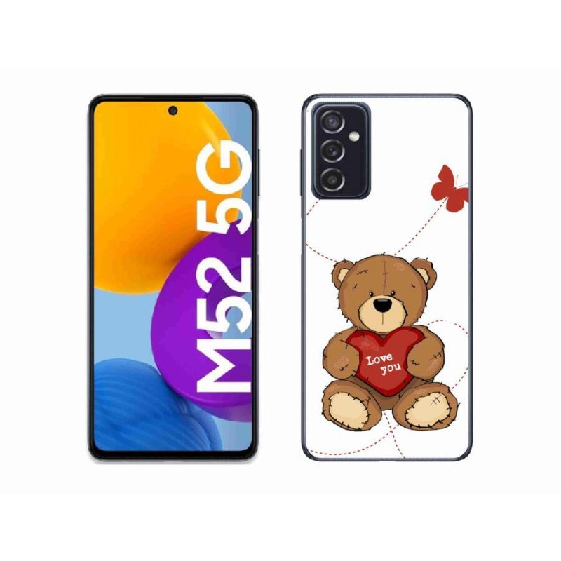 Gelový kryt mmCase na mobil Samsung Galaxy M52 5G - love you