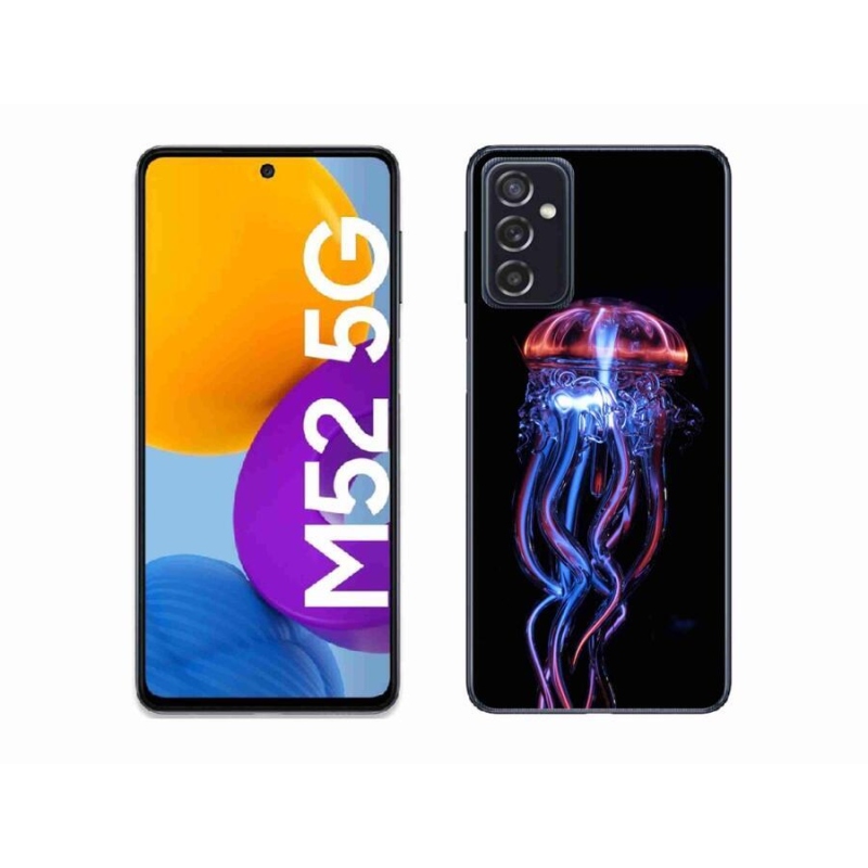 Gelový kryt mmCase na mobil Samsung Galaxy M52 5G - medúza