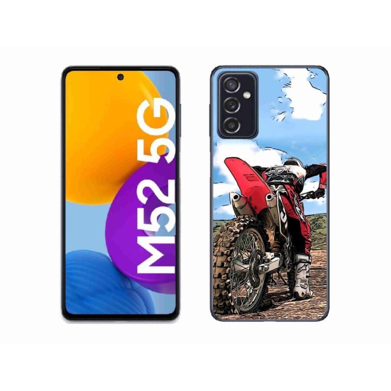 Gelový kryt mmCase na mobil Samsung Galaxy M52 5G - moto