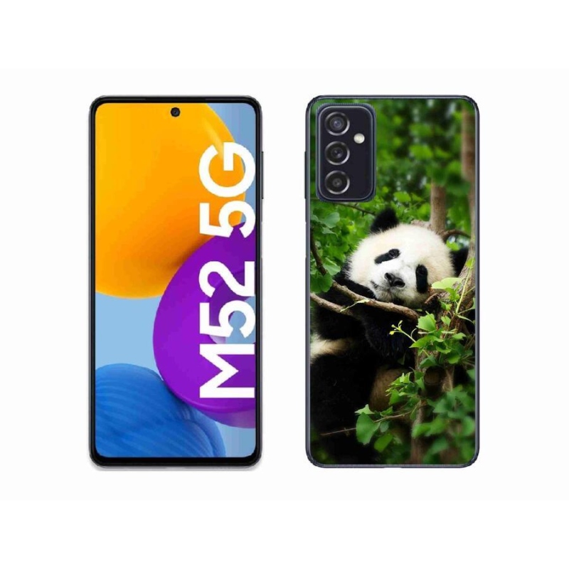 Gelový kryt mmCase na mobil Samsung Galaxy M52 5G - panda
