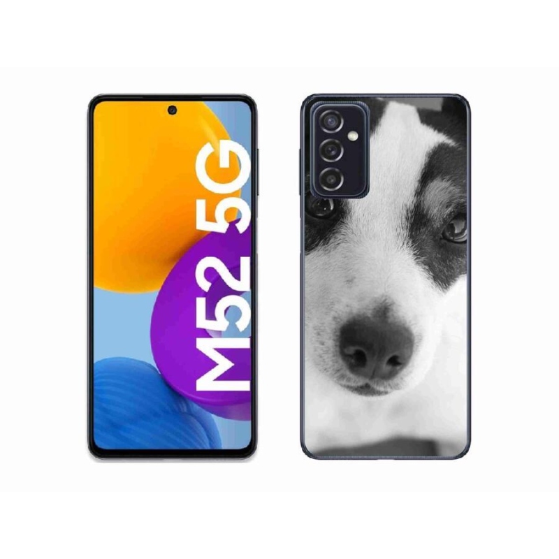 Gelový kryt mmCase na mobil Samsung Galaxy M52 5G - pes