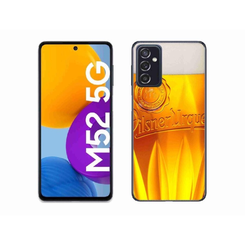 Gelový kryt mmCase na mobil Samsung Galaxy M52 5G - pivo
