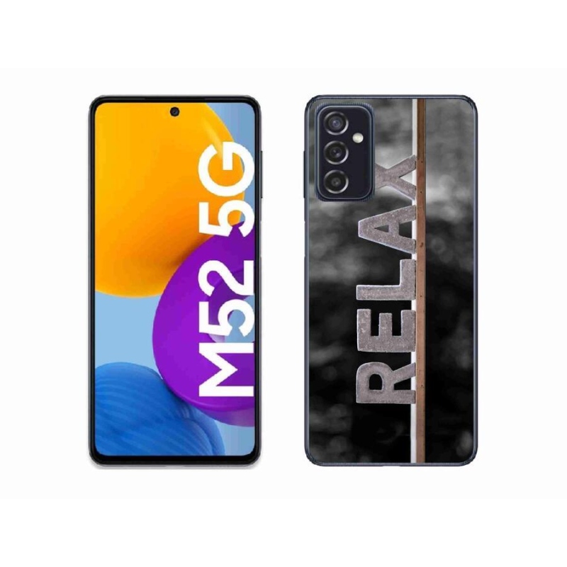 Gelový kryt mmCase na mobil Samsung Galaxy M52 5G - relax 1