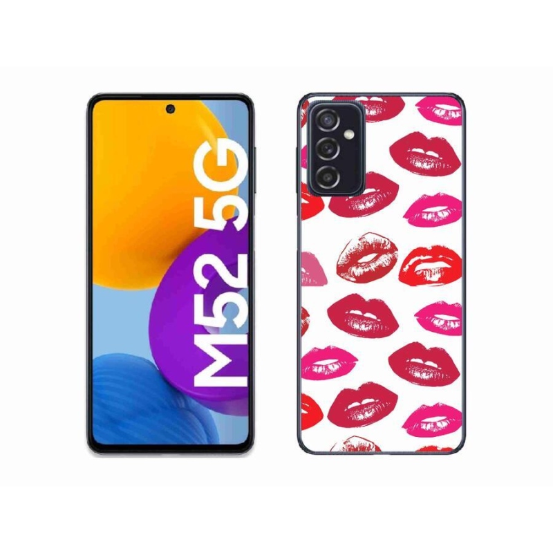 Gelový kryt mmCase na mobil Samsung Galaxy M52 5G - rty