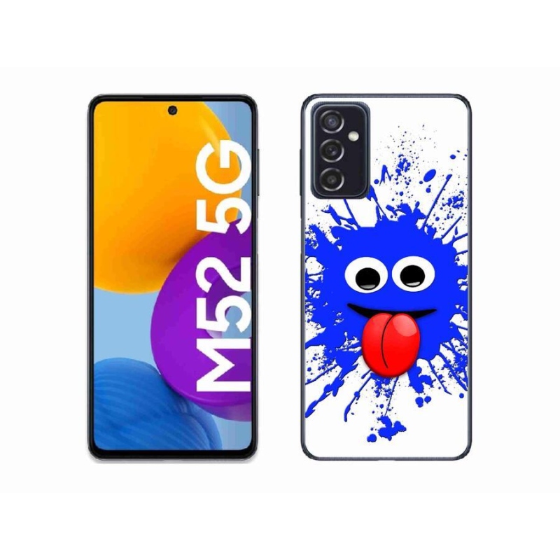 Gelový kryt mmCase na mobil Samsung Galaxy M52 5G - strašidlo