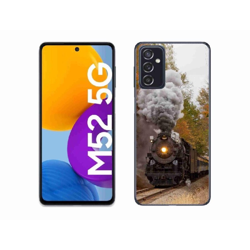 Gelový kryt mmCase na mobil Samsung Galaxy M52 5G - vlak 1