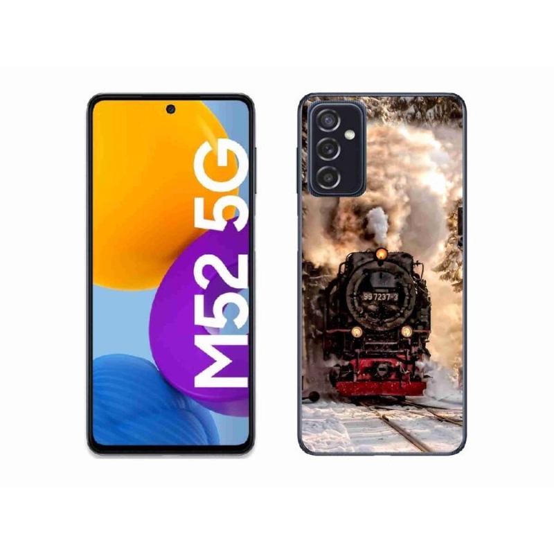 Gelový kryt mmCase na mobil Samsung Galaxy M52 5G - vlak