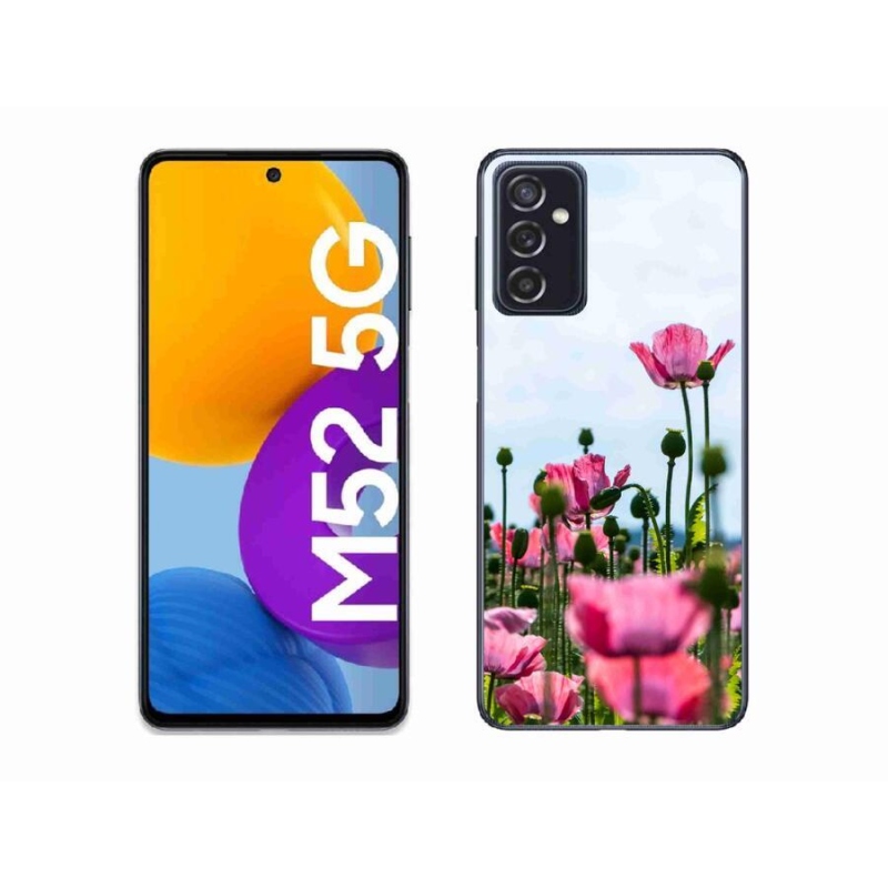 Gelový kryt mmCase na mobil Samsung Galaxy M52 5G - vlčí mák