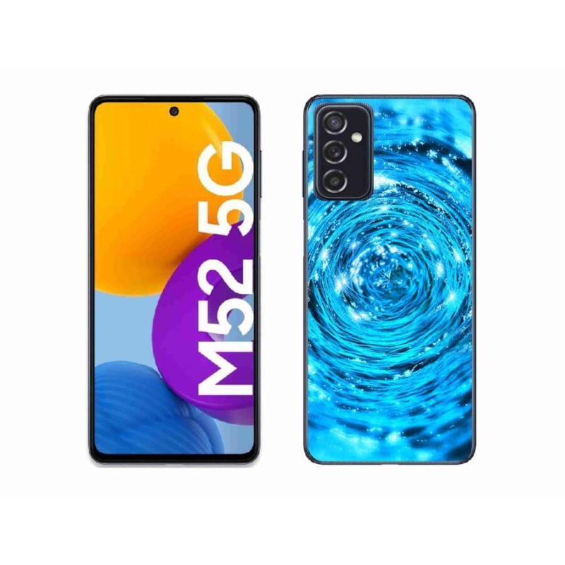 Gelový kryt mmCase na mobil Samsung Galaxy M52 5G - vodní vír
