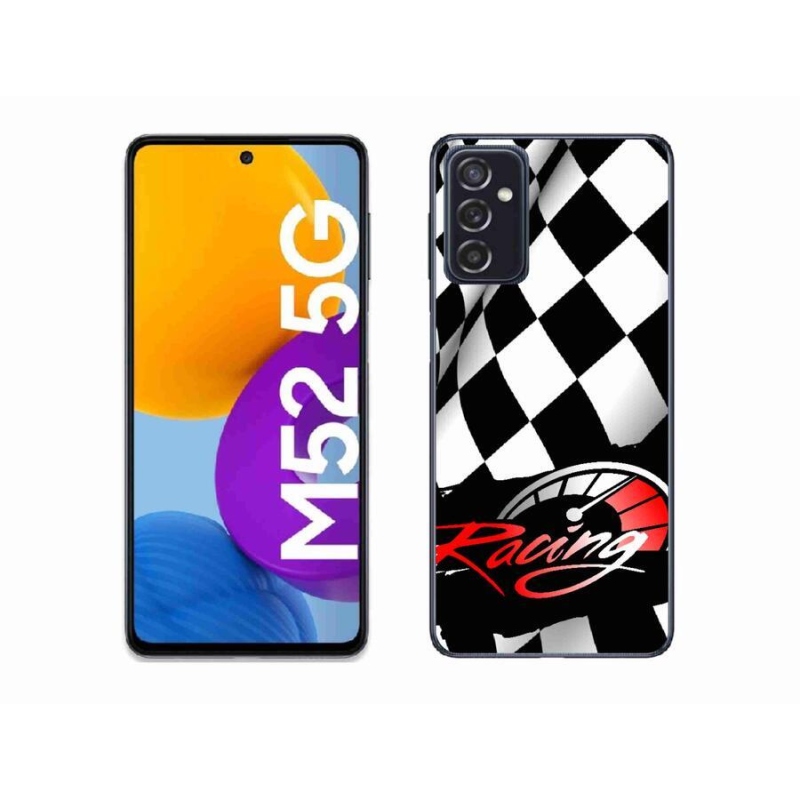 Gelový kryt mmCase na mobil Samsung Galaxy M52 5G - závodění