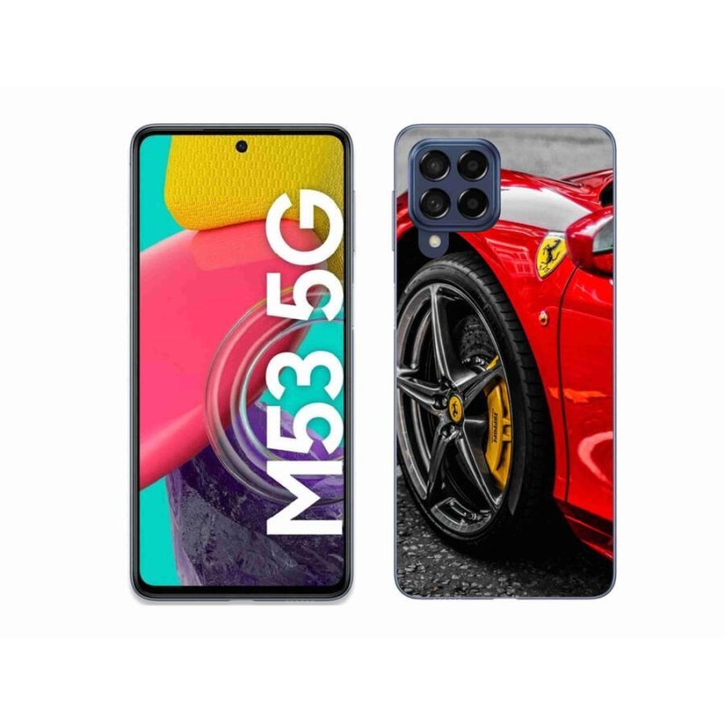 Gelový kryt mmCase na mobil Samsung Galaxy M53 5G - auto 1
