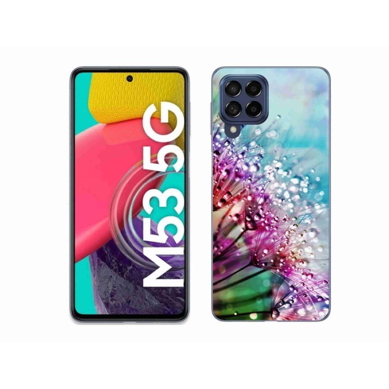 Gelový kryt mmCase na mobil Samsung Galaxy M53 5G - barevné květy