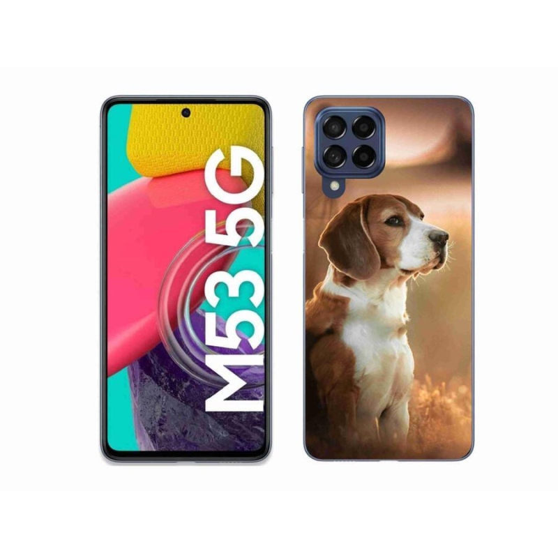 Gelový kryt mmCase na mobil Samsung Galaxy M53 5G - bígl