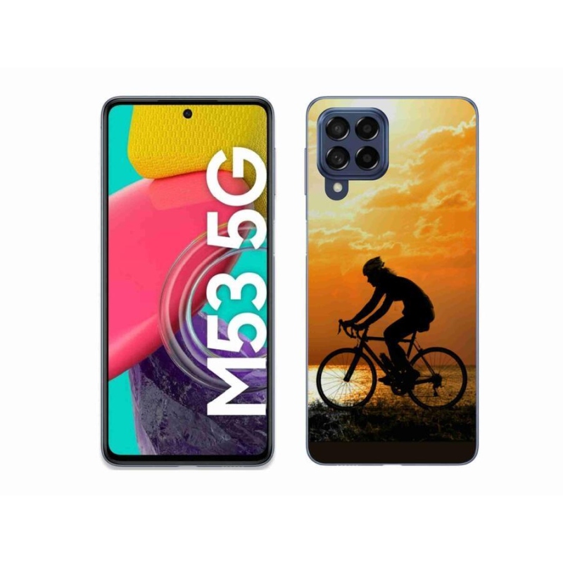 Gelový kryt mmCase na mobil Samsung Galaxy M53 5G - cyklovýlet