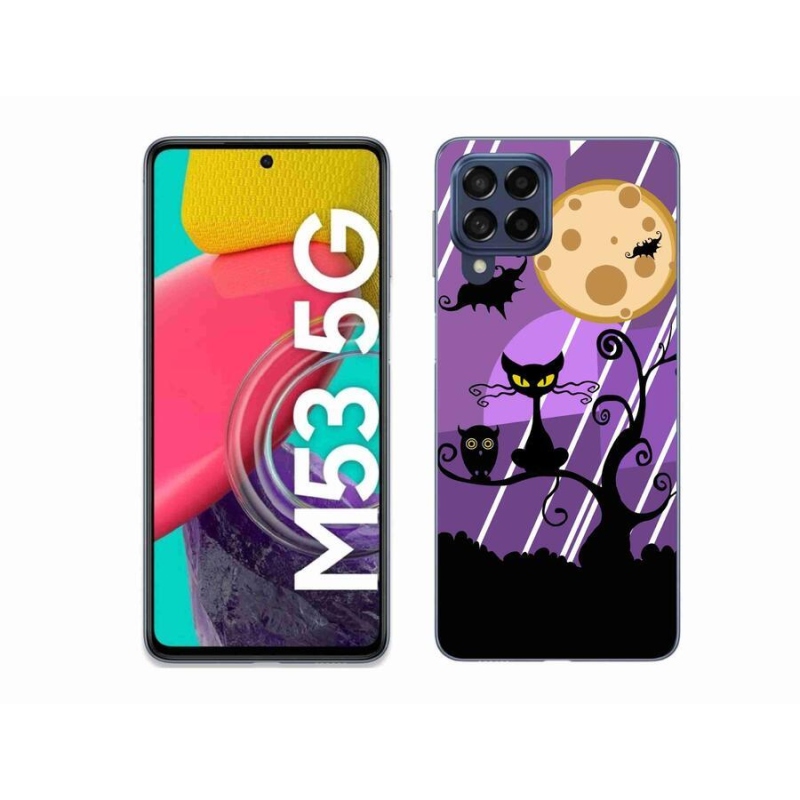 Gelový kryt mmCase na mobil Samsung Galaxy M53 5G - halloween