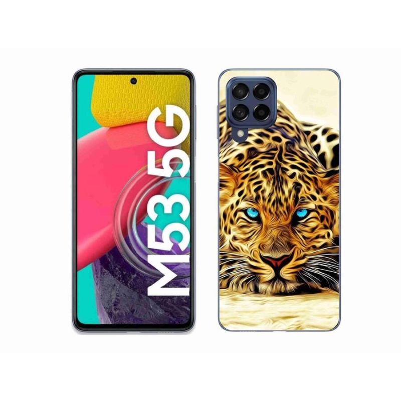 Gelový kryt mmCase na mobil Samsung Galaxy M53 5G - kreslený tygr