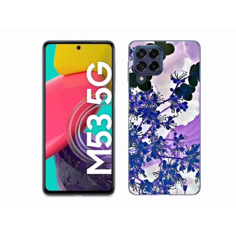 Gelový kryt mmCase na mobil Samsung Galaxy M53 5G - květ hortenzie