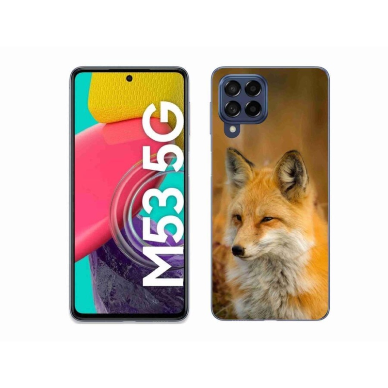 Gelový kryt mmCase na mobil Samsung Galaxy M53 5G - liška